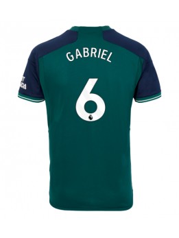 Arsenal Gabriel Magalhaes #6 Ausweichtrikot 2023-24 Kurzarm